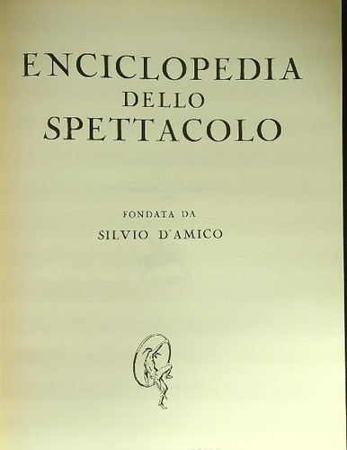 Enciclopedia dello spettacolo - enciclopedia,