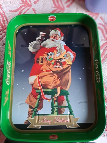 Vassoio coca cola babbo - coca, natale