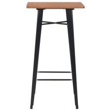 Tavolo da Bar Nero 60x60x108cm