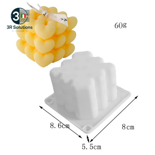 Stampo per candele silicone - stampo,