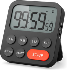 Timer Da Cucina Digitale, Timer Multifunzione Con Funzione Orologio, 3 Livelli D