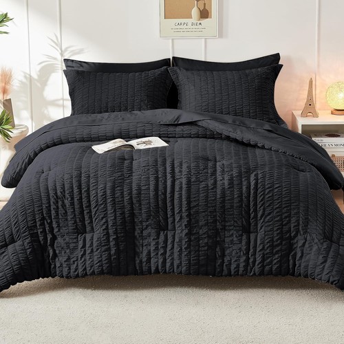 Set piumone nero california - set,
