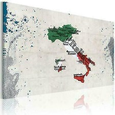 QUADRO MODERNO CARTINA ITALIA