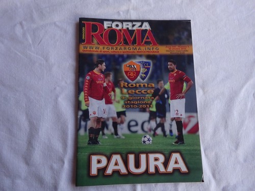 Forza roma match program - roma,