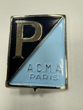 SCUDETTO STEMMA PIAGGIO A.C.M.A PARIS VESPA 125 150 CON 3 GRAFFETTE