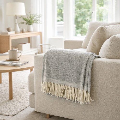 Plaid misto cashmere
