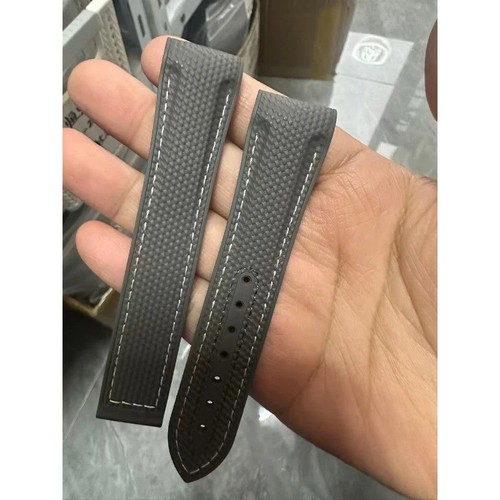 21mm gray rubber watch - rubber,