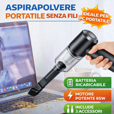 Aspirapolvere Mini Portatile