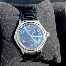 Orologio EBEL E9080241 1911 Automatico Quadrante Blu 38mm Uomo Data SS 