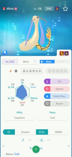 Milotic 6iv shiny pronto - milotic,