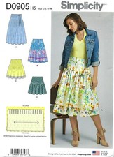 Gonne pieghettate taglio grana