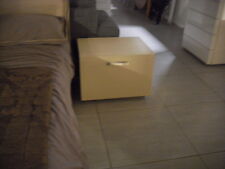 FLOU Nr.2 comodini GOLD /CONDOTTI rivestimento PELLE/LEATHER 