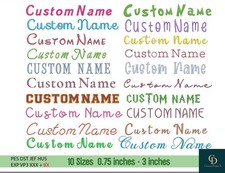 DISEGNI DA RICAMO A MACCHINA - NOMI DI RICAMO PERSONALIZZATI - PIÙ FORMATI,...