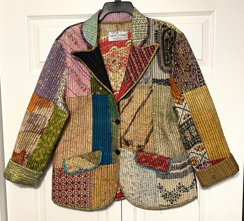 Blazer giacca seta fili sacri