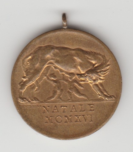 Roma medaglia natale 1916 - roma,