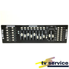 Mixer Centralina Luci DMX 512 Controller FARI PAR LED TESTE MOBILI STROBO 192 CH