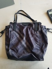 Shopper Burberry colore nero e grigio 