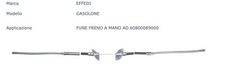 FUNE FRENO A MANO EFFEDI