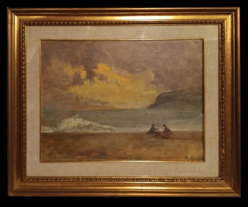 Quadro olio mario gachet - quadro,