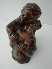 SCULTURA IN BRONZO "AMANTI"