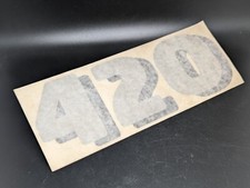 OM FIAT IVECO 420 LOGO 65MM SIGLA EMBLEMA FREGIO STEMMA SCRITTA TARGHETTA BADGE