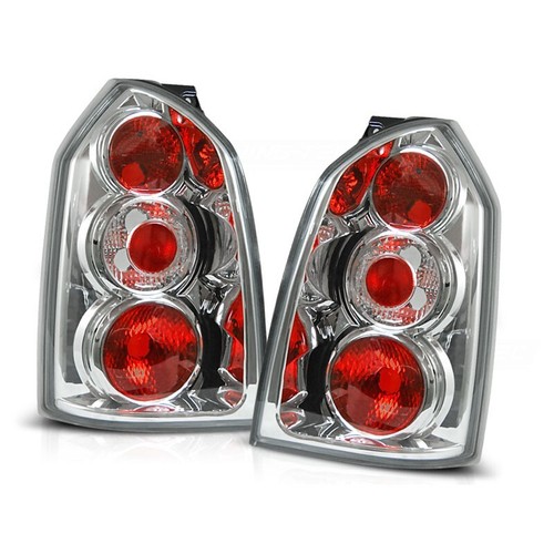 Set fanali posteriori cromo - set,