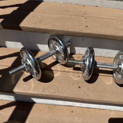Set manubri cromati weider - set,
