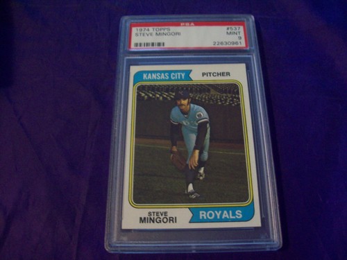 1974 topps 537 steve mingori - #537,