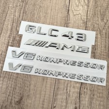 Per Mercedes Benz GLC43 AMG V6 COMPRESSORE scritta emblemi adesivi logo auto