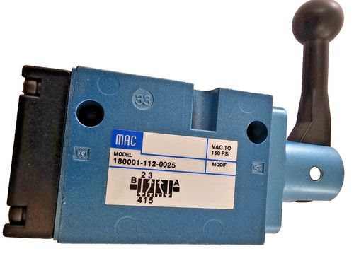 Mac valves 180001 112 0025 - valves, 180001-112-0025