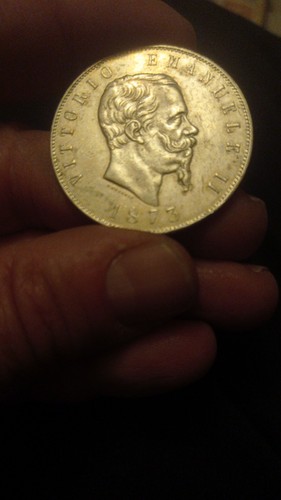 5lire 1873 roma - 1873,