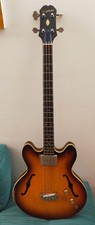 Epiphone Rivoli EBV232 Vintage '63 Semi-Acoustic Electric Bass Made In Kalamazoo