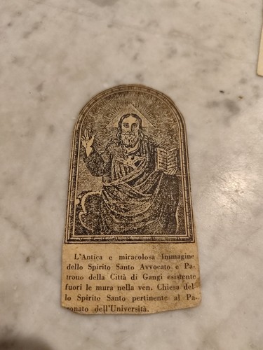 Spirito santo holy - holy, card