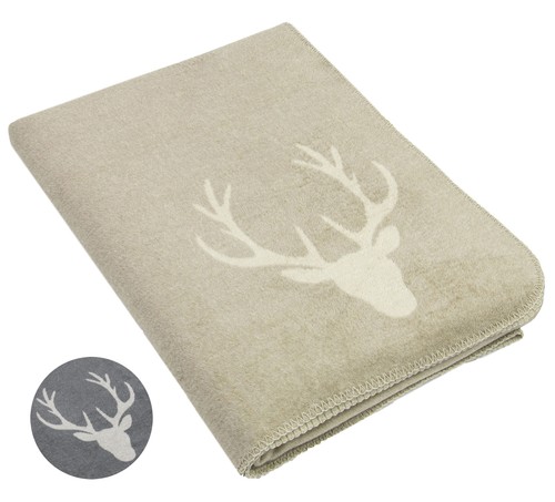 Coperta morbida reversibile