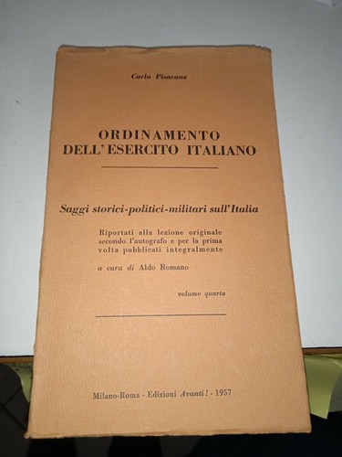 Carlo pisacane ordinamento