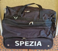 TROLLEY MORBIDO BORSA VIAGGIO NERO SPEZIA CALCIO ACERBIS condizioni eccellenti