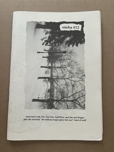 Rare simba fanzine ink and - fanzine, #12