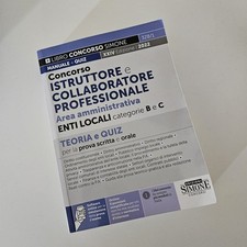 libro concorso simone area amministrativa enti locali categoria B e C