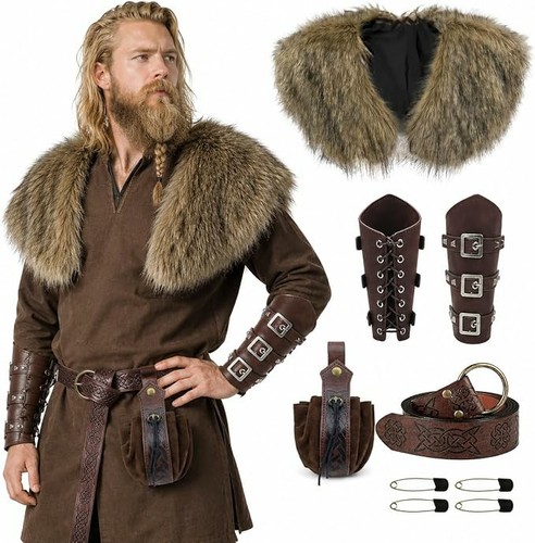 Costume vichingo uomo - , vestito