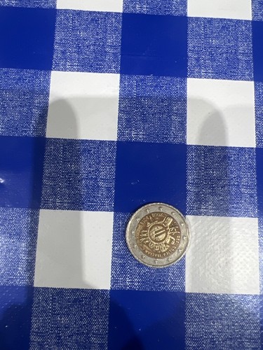 Moneta due euro - moneta,