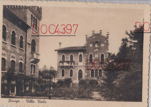 Rovigo villa viola fgv - villa, anni
