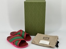 Nuovo Lusso Originale GUCCI Slides-627820 Donna Gr-UK-5 /EU-38/US-8