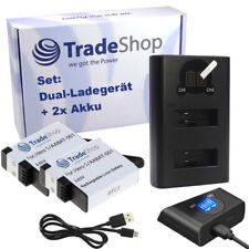 2x Batteria 1250mAh + Doppio