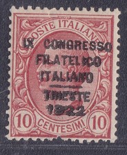 ITALY REGNO 1922 IX CONGRESSO