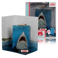 Jaws Lo Squalo Figure 50th Anniversary Movie Maniacs Poster 3D 1975 McFarlane