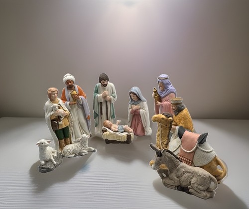 Set natività vintage homco - set, 12
