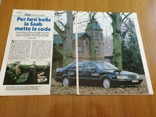 1988 SAAB 9000 CD PROVA SU STRADA CARATTERISTICHE PRESTAZIONI MOTORE TELAIO