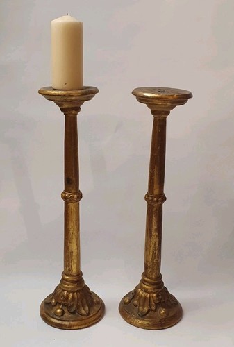 Candelieri antichi legno - candelieri,