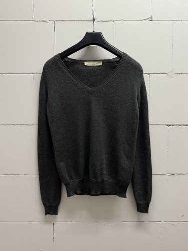 Maglione scollo grigio - maglione,