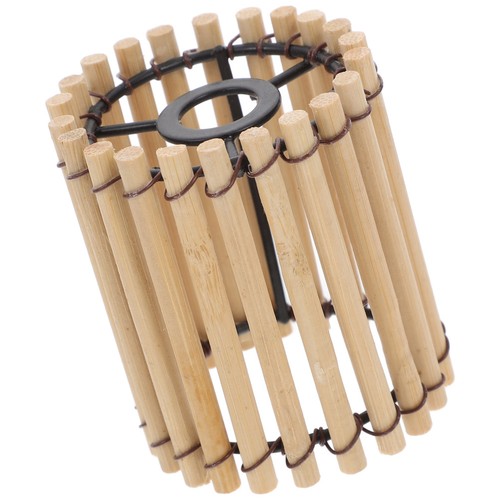Bamboo lampshade floor - lampshade,